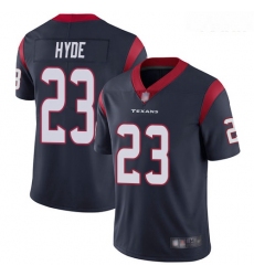 Texans #23 Carlos Hyde Navy Blue Team Color Youth Stitched Football Vapor Untouchable Limited Jersey