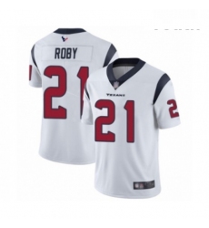 Youth Houston Texans 21 Bradley Roby White Vapor Untouchable Limited Player Football Jersey