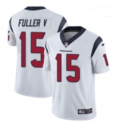 Youth Nike Houston Texans 15 Will Fuller V Elite White NFL Jersey