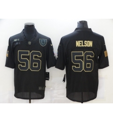 Nike Indianapolis Colts 56 Quenton Nelson Black 2020 Salute To Service Limited Jersey