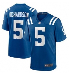 Nike Indianapolis Colts Anthony Richardson #5 Blue Vapor Untouchable Limited Stitched NFL Jersey