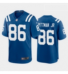 men mike pittman jr. indianapolis colts royal game jersey