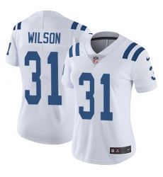 Nike Colts #31 Quincy Wilson White Womens Stitched NFL Vapor Untouchable Limited Jersey