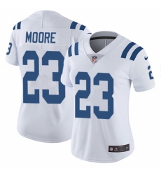Women's Nike Indianapolis Colts #23 Kenny Moore White Vapor Untouchable Limited Player NFL Jersey