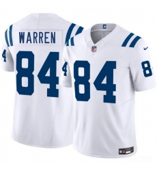 Youth Indianapolis Colts 84 Tyler Warren White 2025 Draft Vapor Untouchable Limited Stitched Football Jersey