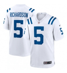 Youth Indianapolis Colts Indianapolis Colts 5 Anthony Richardson White 2023 Draft Stitched Game Jersey