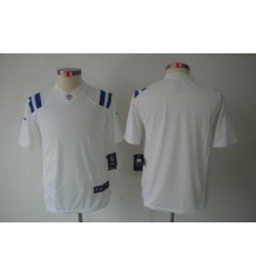 Youth Nike Indianapolis Colts Blank White Color Limited Jerseys