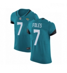 Men Jacksonville Jaguars 7 Nick Foles Teal Green Alternate Vapor Untouchable Elite Player Football Jersey