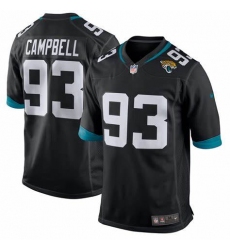 Men Nike Jacksonville Jaguars 93 Calais Campbell Black Alternate Vapor Untouchable Limited Player NFL Jersey