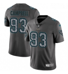 Men Nike Jacksonville Jaguars 93 Calais Campbell Gray Static Vapor Untouchable Limited NFL Jersey