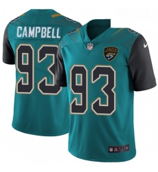 Men Nike Jacksonville Jaguars 93 Calais Campbell Teal Green Team Color Vapor Untouchable Limited Player NFL Jersey