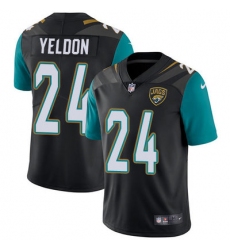 Nike Jaguars #24 T J  Yeldon Black Alternate Mens Stitched NFL Vapor Untouchable Limited Jersey