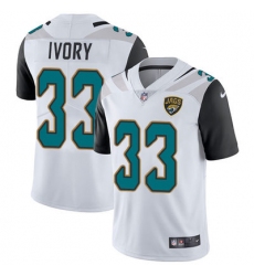 Nike Jaguars #33 Chris Ivory White Mens Stitched NFL Vapor Untouchable Limited Jersey