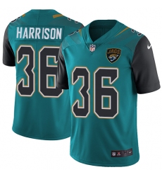 Nike Jaguars #36 Ronnie Harrison Teal Green Alternate Men Stitched NFL Vapor Untouchable Limited Jersey