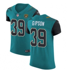 Nike Jaguars #39 Tashaun Gipson Teal Green Team Color Mens Stitched NFL Vapor Untouchable Elite Jersey