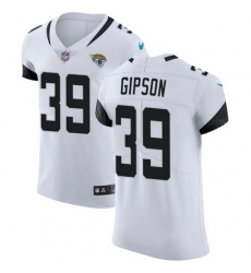 Nike Jaguars #39 Tashaun Gipson White Mens Stitched NFL Vapor Untouchable Elite Jersey
