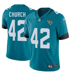 Nike Jaguars #42 Barry Church Teal Green Alternate Men Stitched NFL Vapor Untouchable Limited Jersey