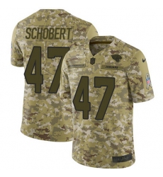 Nike Jaguars 47 Joe Schobert Camo Men Stitched NFL Limited 2018 Salute To Service Jersey
