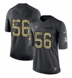 Nike Jaguars #56 Dante Fowler Jr Black Mens Stitched NFL Limited 2016 Salute To Service Jersey