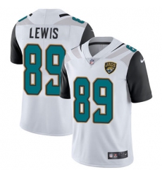 Nike Jaguars #89 Marcedes Lewis White Mens Stitched NFL Vapor Untouchable Limited Jersey