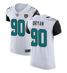 Nike Jaguars #90 Taven Bryan White Mens Stitched NFL Vapor Untouchable Elite Jersey