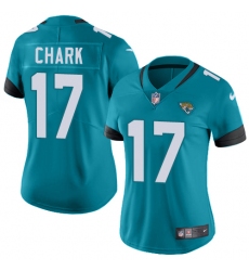 Nike Jaguars #17 DJ Chark Teal Green Team Color Womens Stitched NFL Vapor Untouchable Limited Jersey