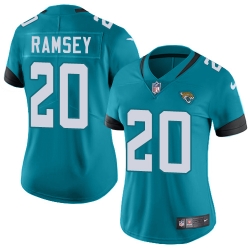 Nike Jaguars #20 Jalen Ramsey Teal Green Team Color Womens Stitched NFL Vapor Untouchable Limited Jersey