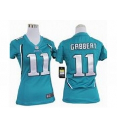 Nike Women NFL Jacksonville Jaguars #11 Blaine Gabbert Green Jerseys