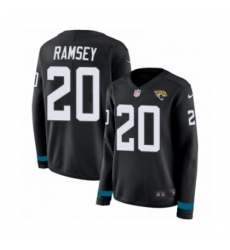 Womens Nike Jacksonville Jaguars 20 Jalen Ramsey Limited Black Therma Long Sleeve NFL Jersey
