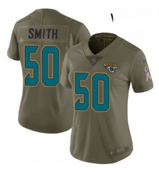 Womens Nike Jacksonville Jaguars 50 Telvin Smith Limited Olive 2017 Salute to Service NFL Jersey