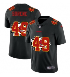 Kansas City Chiefs 49 Daniel Sorensen Men Nike Team Logo Dual Overlap Limited NFL Jersey Black