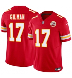 Men Kansas City Chiefs 17 Alohi Gilman Red 2026 F U S E Vapor Untouchable Limited Stitched Football Jersey Men Kansas City Chiefs 17 Alohi Gilman Red 2026 F U S E Vapor Untouchable Limited Stitched Football Jersey