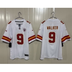 Men Kansas City Chiefs  9 Kenneth Walker III White 2026 Vapor Untouchable Limited Stitched Football Jersey