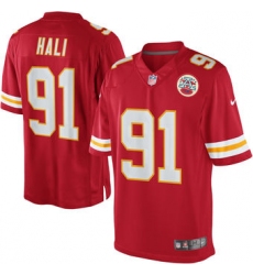 Mens Kansas City Chiefs Tamba Hali Nike Red Team Color Limited Jersey