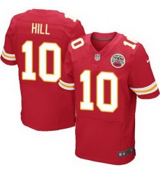 Nike Chiefs #10 Tyreek Hill Red Team Color Mens Stitched NFL Elite Jersey