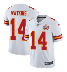 Nike Chiefs #14 Sammy Watkins White Mens Stitched NFL Vapor Untouchable Limited Jersey