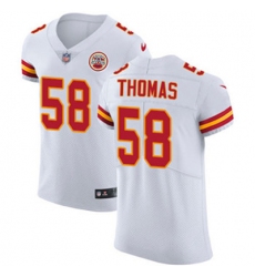 Nike Chiefs #58 Derrick Thomas White Mens Stitched NFL Vapor Untouchable Elite Jersey