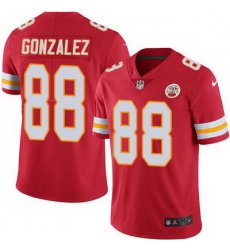 Nike Chiefs #88 Tony Gonzalez Red Team Color Mens Stitched NFL Vapor Untouchable Limited Jersey