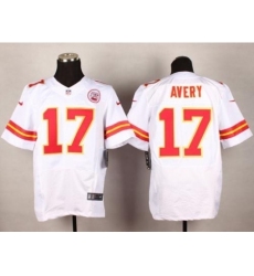 Nike Kansas City Chiefs 17 Donnie Avery White Elite NFL Jersey