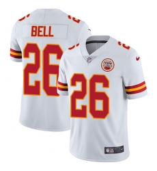 Nike Kansas City Chiefs 26 Le 27Veon Bell White Men Stitched NFL Vapor Untouchable Limited Jersey