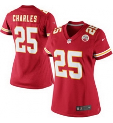 Jamaal Charles Kansas City Chiefs Nike Women Limited Jersey  Red