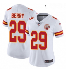 Womens Nike Kansas City Chiefs 29 Eric Berry White Vapor Untouchable Limited Player NFL Jersey