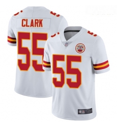 Chiefs #55 Frank Clark White Youth Stitched Football Vapor Untouchable Limited Jersey