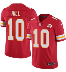 Nike Chiefs #10 Tyreek Hill Red Team Color Youth Stitched NFL Vapor Untouchable Limited Jersey