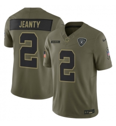 Men Las Vegas Raiders 2 Ashton Jeanty Olive 2025 F U S E Salute to Service Limited Stitched Football Jersey Men Las Vegas Raiders 2 Ashton Jeanty Olive 2025 F U S E Salute to Service Limited Stitched Football Jersey
