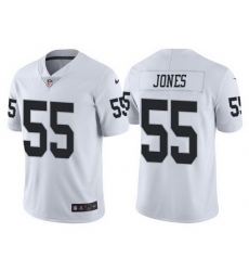 Men Las Vegas Raiders 55 Chandler Jones White Vapor Limited Stitched jersey