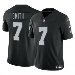 Men Las Vegas Raiders 7 Geno Smith Black 2025 F U S E  Vapor Stitched Football Jersey