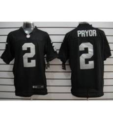 Nike Oakland Raiders 2 Terrelle Pryor Black Elite NFL Jersey