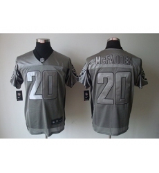 Nike Oakland Raiders 20 Darren Mcfadden Grey Elite Shadow NFL Jersey