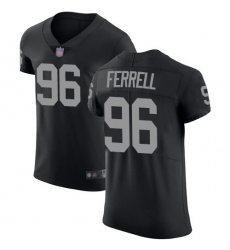 Raiders 96 Clelin Ferrell Black Team Color Men Stitched Football Vapor Untouchable Elite Jersey